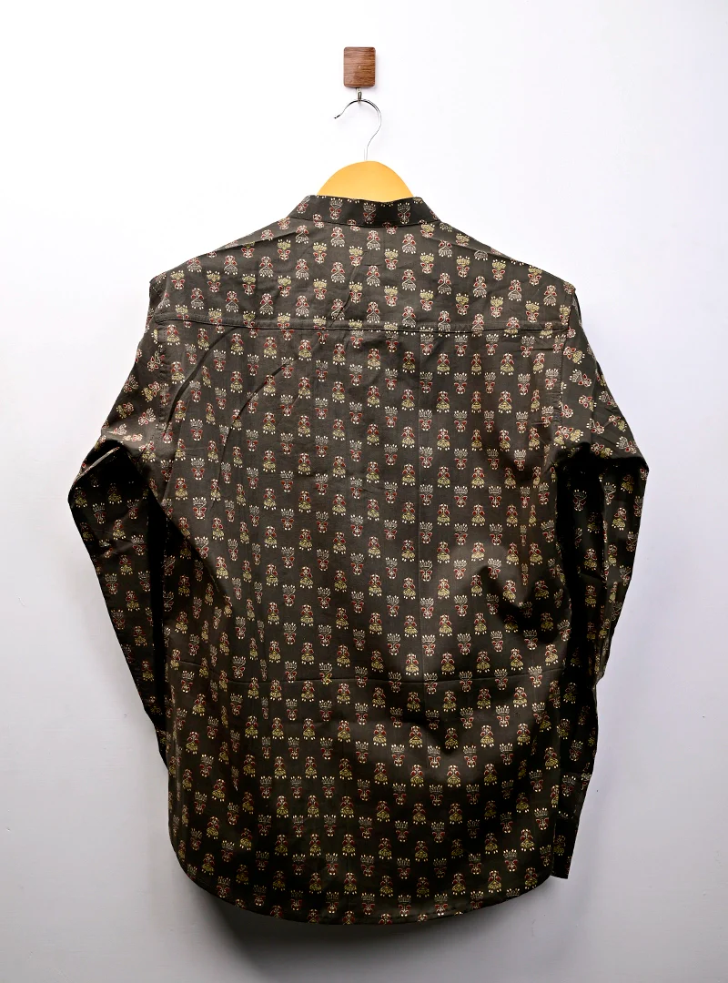 Ajrakh Veil Printed Short Kurta - Image 4