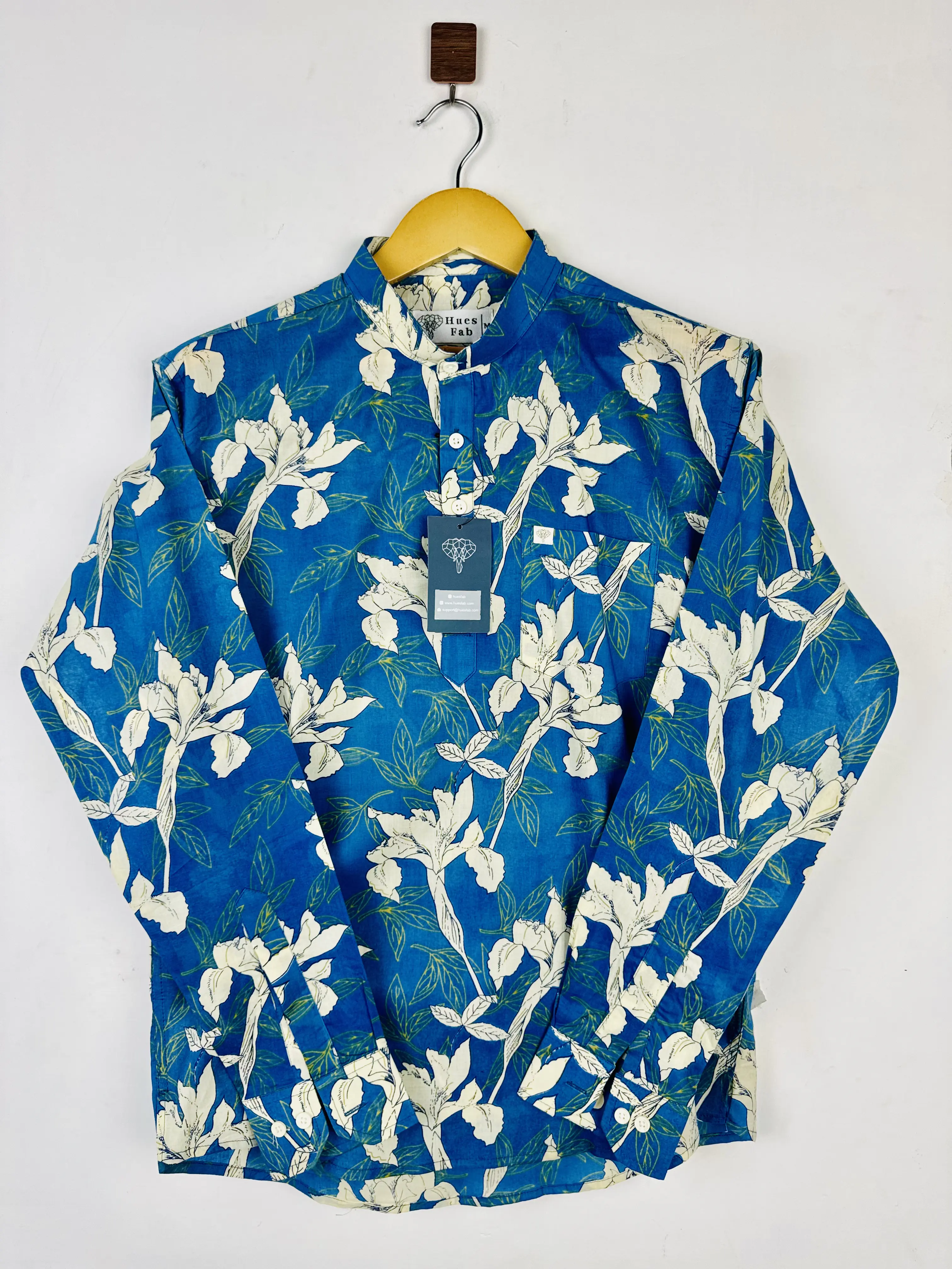 Azure Bloom Printed Short Kurta - Image 2