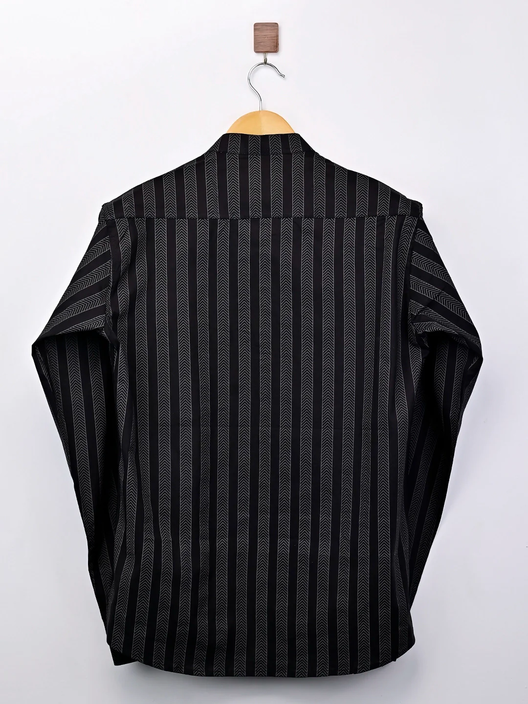 black grey lining short kurta - Image 3
