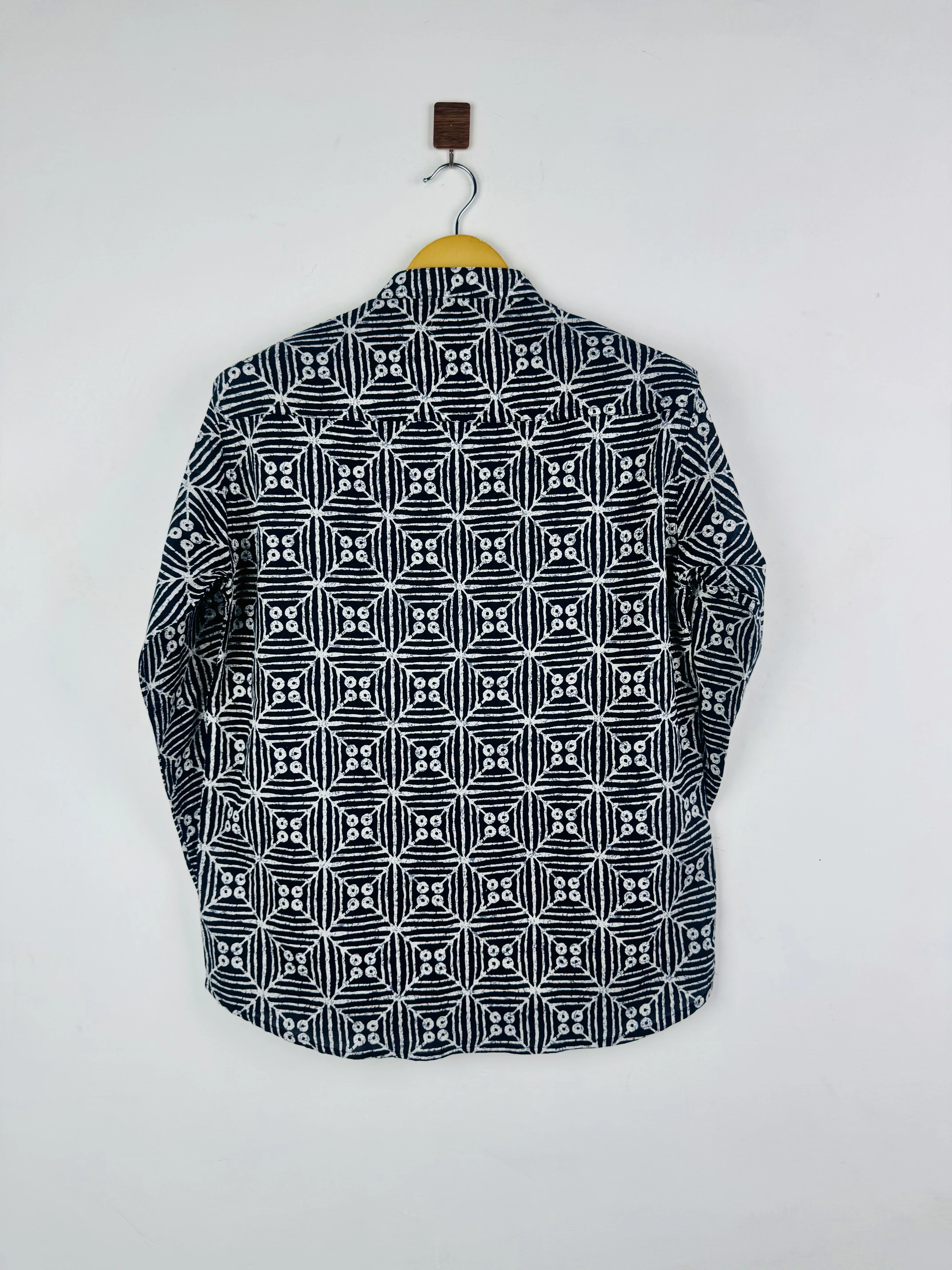 Black Matrix Printed Short Kurta - Image 4