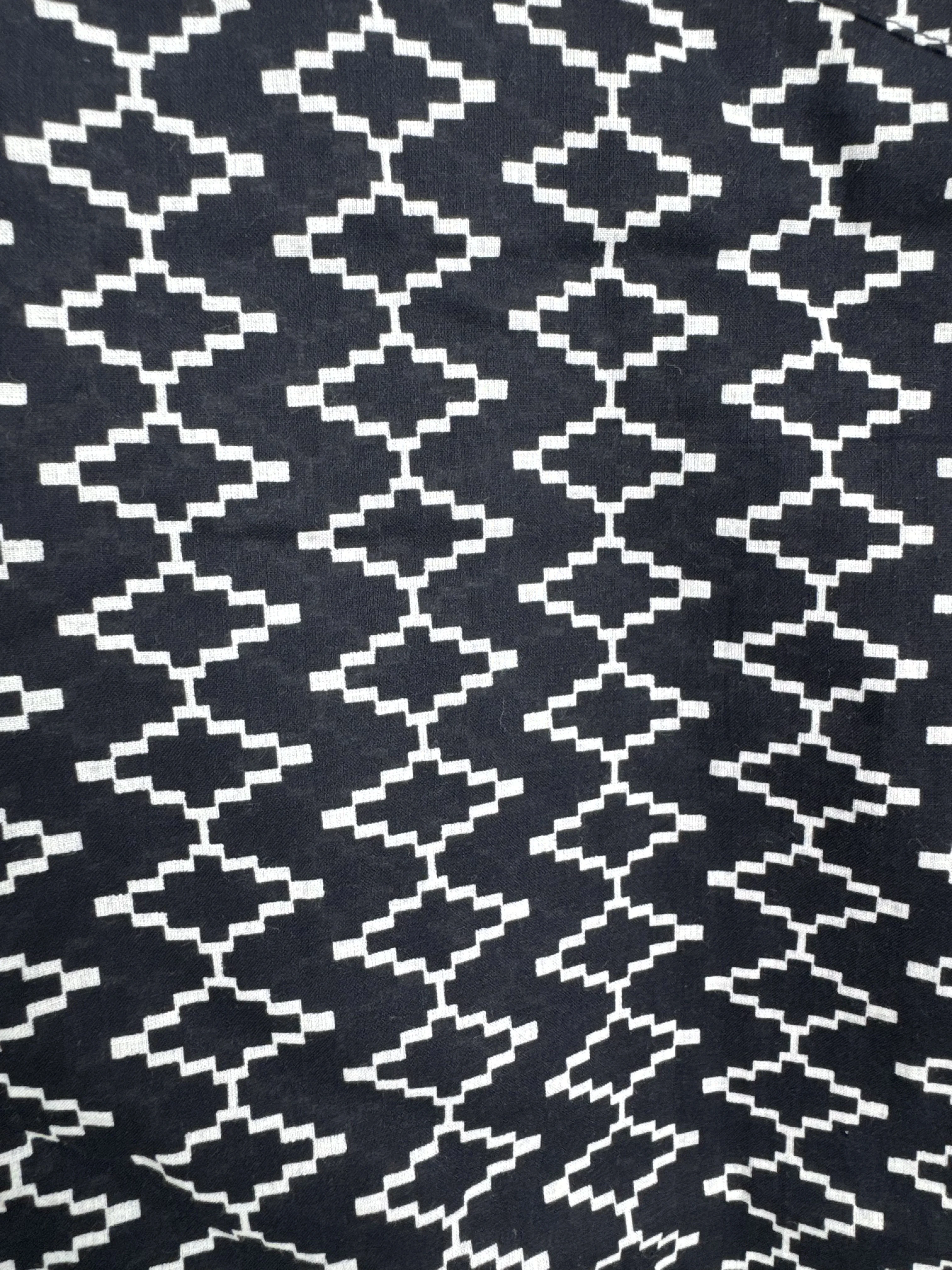 Black zig zag Printed Short Kurta - Image 3