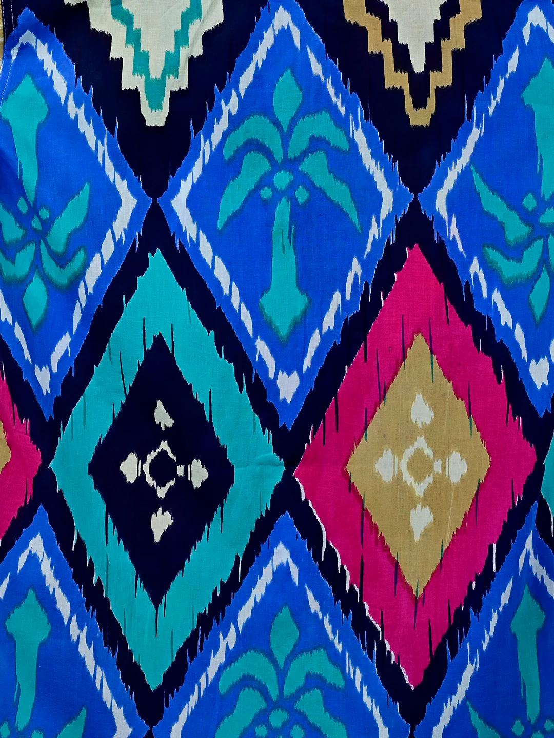 Blue Tree Block Printed Half Sleeves Shirt - Image 4