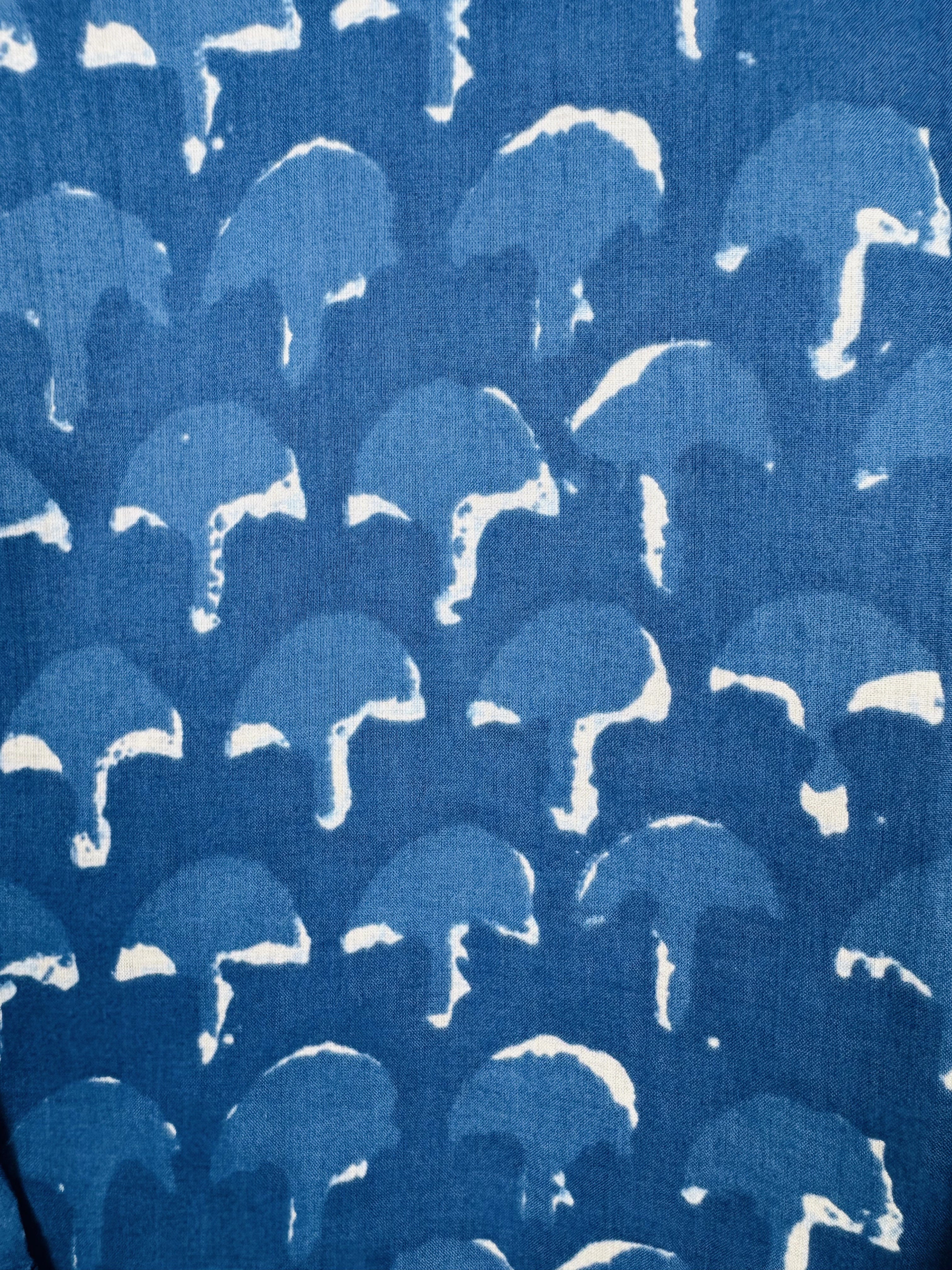 Indigo abstract short kurta - Image 3