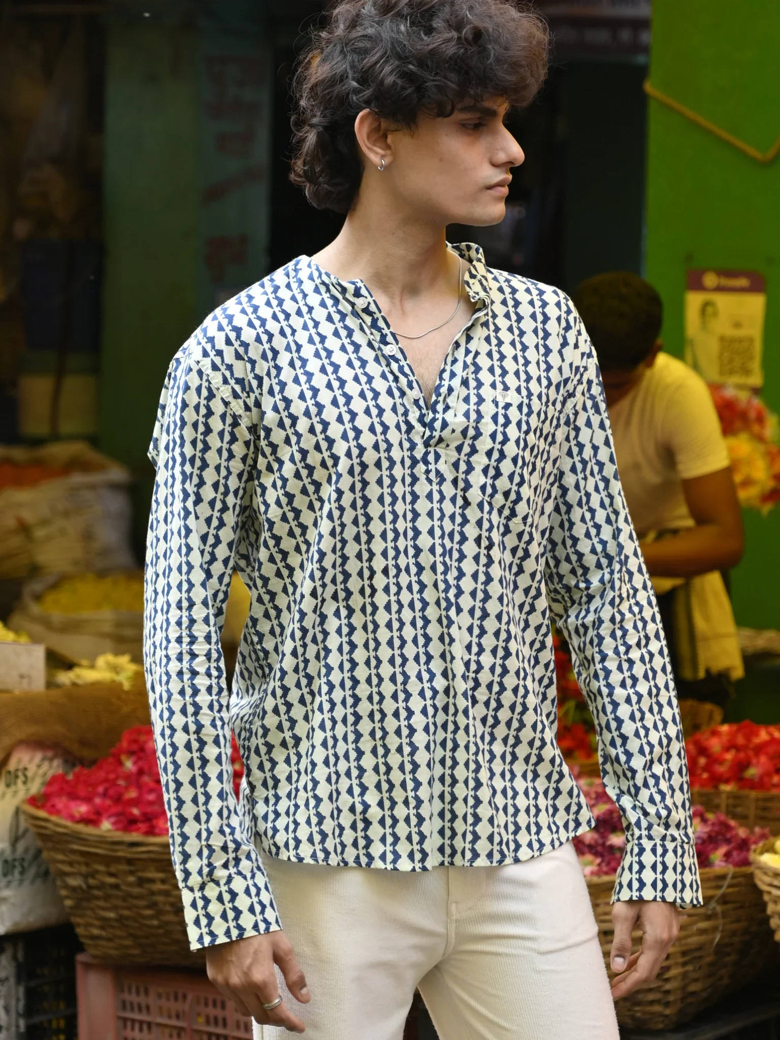 Ink Trail Short Kurta - Image 3