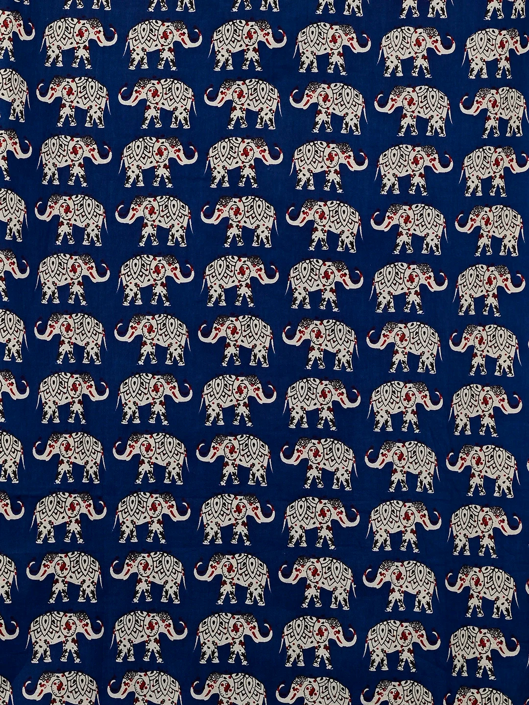 navy blue elephant short kurta - Image 4