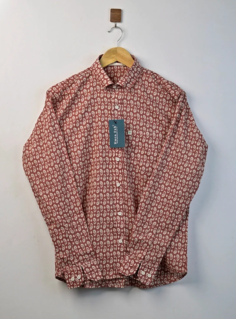 Rust Bloom Full Sleeves Shirt - Image 2