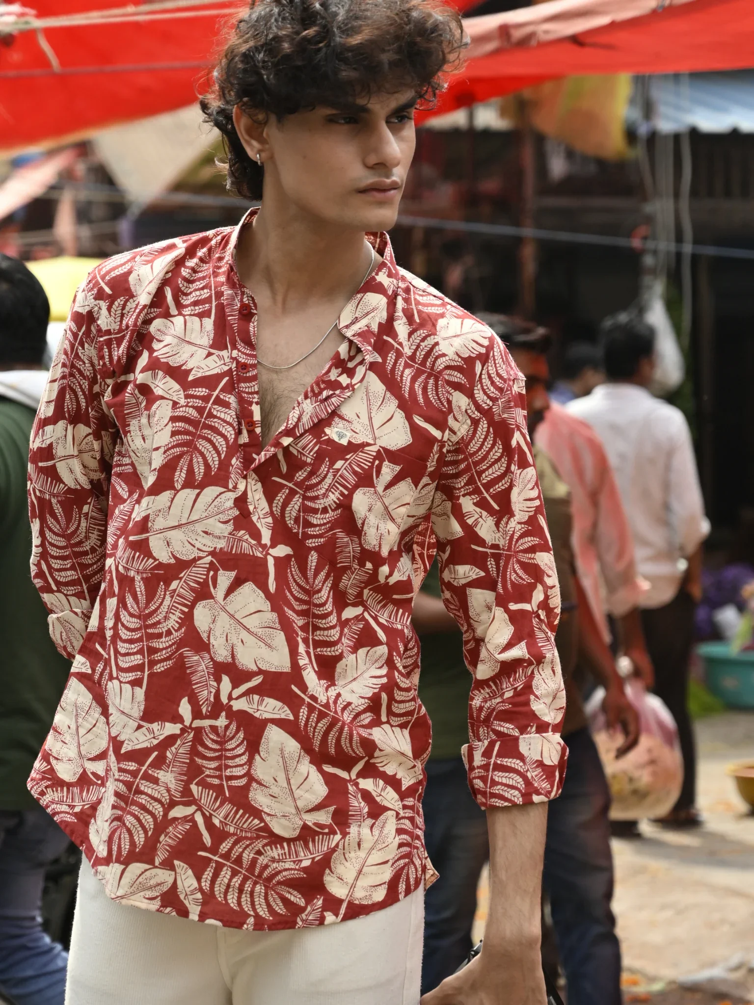 Tropic Rouge Printed Short Kurta - Image 3